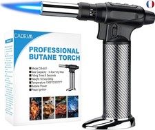 Brûleur de Cuisine Brûleur à Flamme, Cadrim Chalumeau Brûleur de Cuisine Avec Ve