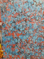 Papier marbré à la cuve de