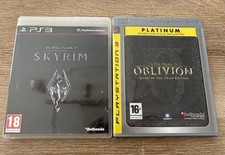 Lot the elder scrolls 4 et 5 skyrim et oblivion goty Ps3