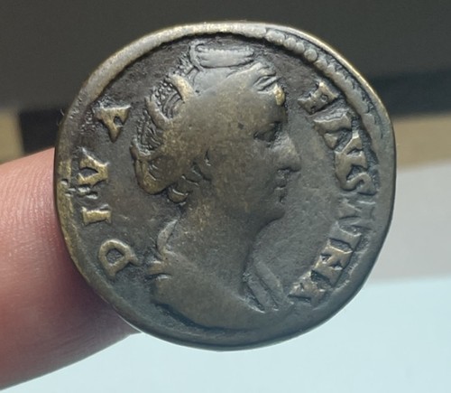 Monnaie romaine faustine - romaine, ,