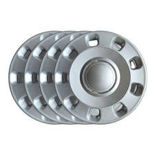 LOT DE 4 ENJOLIVEURS FIAT 500 2007 POUR JANTES 14" SANS LOGO