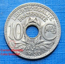 Monnaie fautée : 10 Centimes