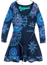 Robe À Manches Longues Floral Desigual Pour Femme Taille XL