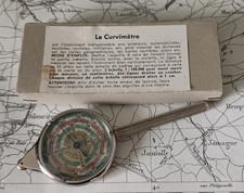 Ancien CURVIMÈTRE était utilisé pour mesurer les distances sur une Carte
