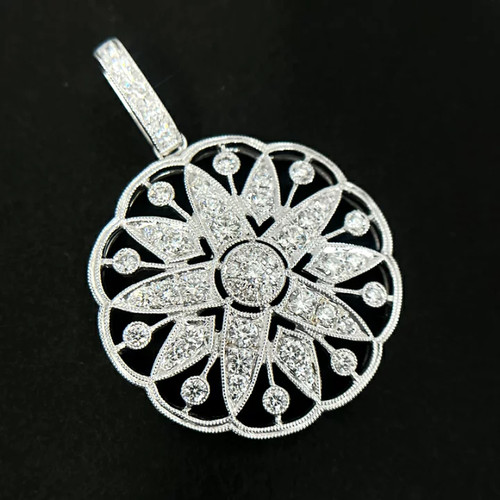 Pendentif solitaire diamant - pendentif,