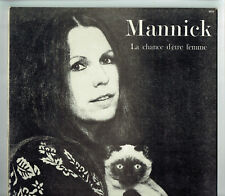 33 tours MANNICK Disque Vinyle LP 12" LA CHANCE D'ETRE FEMME - BAM 5922 Chat