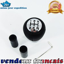 Neuf Cuir Noir Pommeau Levier Boite De Vitesse CITROEN Picasso Berlingo Saxo AB