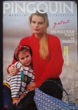 § catalogue ancien laine tricot PINGOUIN des pulls pour toute la famille