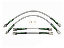 VW Golf Gti MK1 MK2 1.1 - 1.8 Acier Inoxydable Durite Frein Tressée Tubes Ue