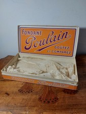 Boite en carton de Fondants Chocolat Poulain