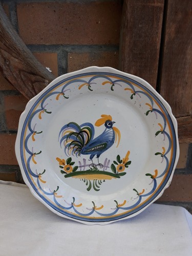 Assiette décorative faïence - assiette,