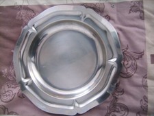 Plat rond creux en inox massif