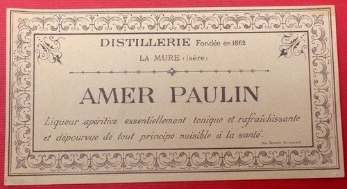 Mure étiquette amer - la,