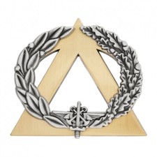 INSIGNE BREVET MONITEUR SECOURISTE MILITAIRE ARGENT SECOURISME BRANCARDIER ARMEE