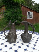 2 VASES ART NOUVEAU Signés