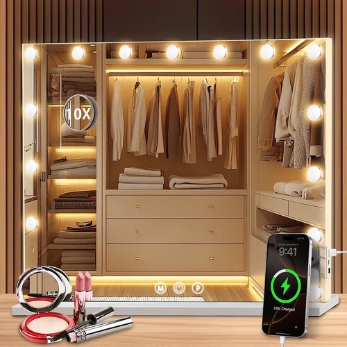 Miroir coiffeuse maquillage - coiffeuse,