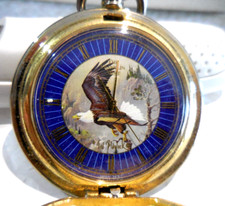 Mtr GOUSSET VINTAGE SIGNE TED BLDYLOCK,ORNE D'UN AIGLE,+CHAINE,TBEG & FONCT IONS