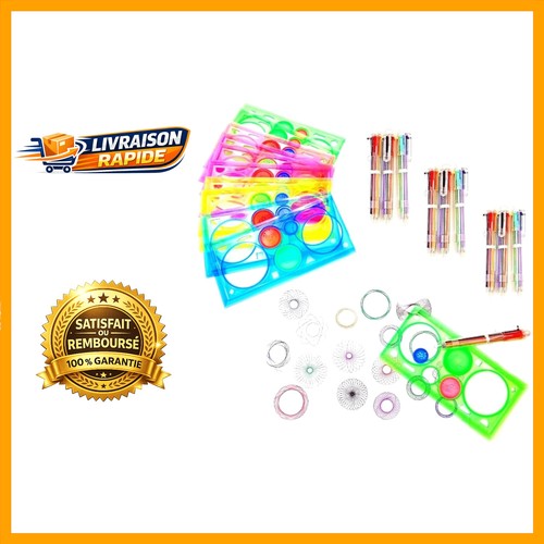 Spirograph set plastique - set,