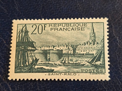 Timbre france 394a - 394a**, papier
