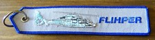 PORTE CLES TISSU BRODE - AERONAVALE HELICOPTERES - FLIHPER - DCI / HELI UNION