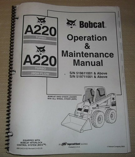 Bobcat a220 mini chargeur - a220,