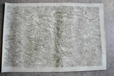 CASSINI CARTE IN PLANO 630mm X 950 mm,1808, ANGOULEME ROCHECHOUART ,n°69, 14 F,