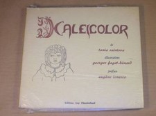 LIVRE RARE / KALEICOLOR / TANIA SAINTOVA / GEORGES PAGET-BENARD / IONESCO 