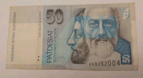 Billet slovaquie korun - slovaquie, 50