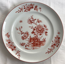 ASSIETTE PLATE EN PORCELAINE VISTA ALEGRE MODELE GOA PORTUGAL D 25,5 cm XXème