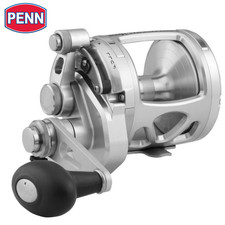 Moulinet conventionnel 2 vitesses PENN Saltwater International VI 16VIS Silver