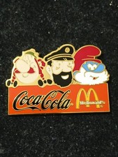 Pin's BD Obélix Haddock Grand Schtroumpf Coca Cola Mc Donald's 