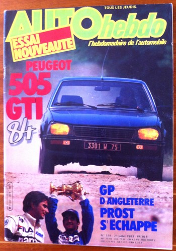 Auto hebdo 378 07 1983 - auto,