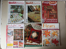 LOT 6 X REVUE MAGAZINE LOISIR CREATIF PATCHWORK MAGIC PATCH QUILT MANIA