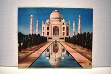 Vintage Lithographie Imprimé Taj Mahal Architecte Calendrier Art Peinture T. K.