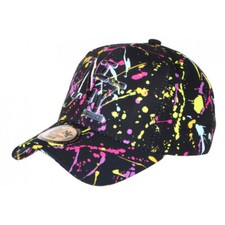 Casquette NY Rose et Jaune