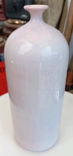 Vase bouteille céramique col