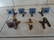 Playmobil lot de 7 balistes romaine arbalète romain chevalier bateau moyen âge