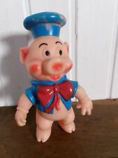 Ancien 1968 pouêt NIF NIF bleu 3 PETITS COCHONS 20cm DISNEY productio DELACOSTE