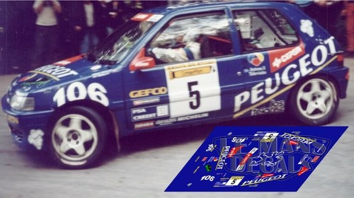 Autocollants peugeot 106 maxi - peugeot,