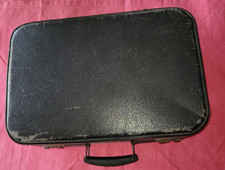 ANCIENNE VINTAGE VALISE EN CARTON  ANNEES 50-60 -30X44X16CM