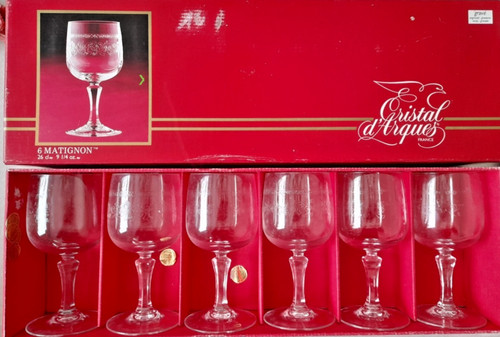 Cristal arques verres - cristal, a