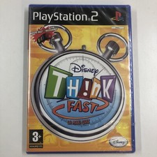 NEUF NEW disney think fast quizz buzz buzzer playstation 2 PS2 français