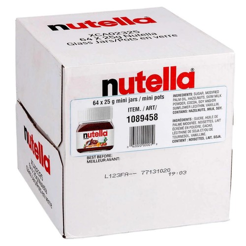 Nutella hazelnut spread - hazelnut,