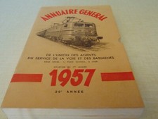 ANNUAIRE GENERAL SNCF année 1957