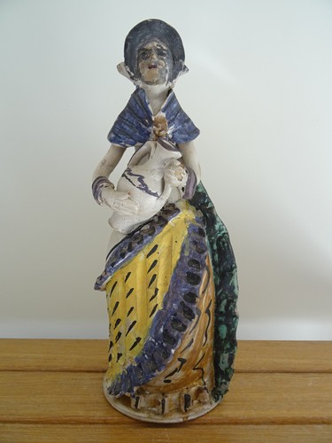 Ancien bougeoir céramique - bougeoir,