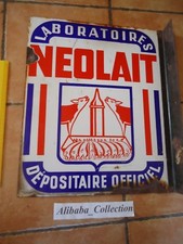 PLAQUE EMAILLée ** LABORATOIRES NEOLAIT ** AGRICOLE FERME COCHON EAS