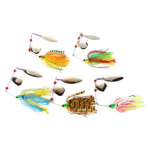 5pcs leurre pêche cuillier - 5pcs,