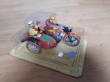 Jouet mécanique ancien (side car) avec sa clé