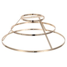  Accessoire pour plafonnier coquillage : structure métallique, abat-jour,