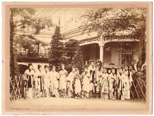 Japon Yokohama Kanagawa Prostituées Maison Close Nectarine 9 Photo Albumine 1880